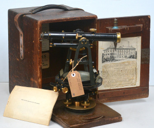 Lot 217 - c1930 boxed Buff & Buff Manufacturing Co surveying transit (Boston