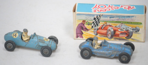 Lot 188 - 2 x vintage Crescent Toys diecast Racing Cars - Boxed Number 1288 Coop