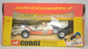 Lot 189 - Vintage Boxed Corgi Toys Whizzwheels Diecast - Number 151 Yardley McLa