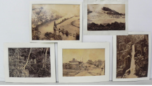 Lot 230 - 5 x vintage mounted 19th C Albumen print Photographs - Australian &amp