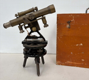 Lot 203 - 1940s boxed Starrett Transit Scope (Precision Tool & Inst, England