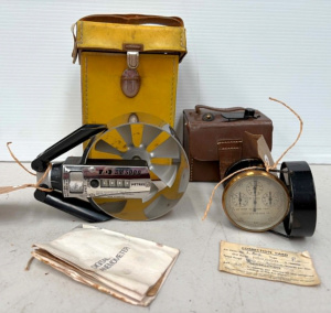 Lot 173 - 2 x items - c1920 Griffin & George Air Metre with leather case &am