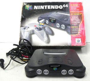 Lot 137 - Boxed Nintendo 64 Console with Cords