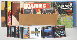 Box lot of Mixed Vinyl Records & CDs incl Barbra Streisand, Duke Ellington,