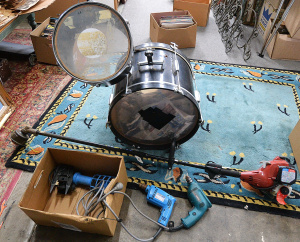 Mixed Lot incl 2 x Mahkita Power Drills, Whipper Snipper, Japanese Made Kick Dru