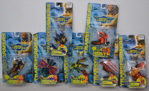 Lot 011 - 7 x as new boxed Transformers - Beast Machines figures inc Oillo, Buzz
