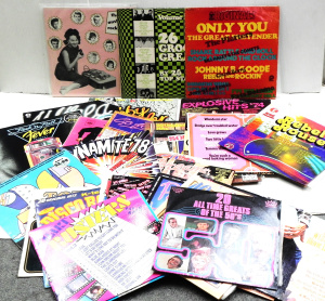 Lot 018 - Group of vintage vinyl LP record compilation albums inc Unreleased Au
