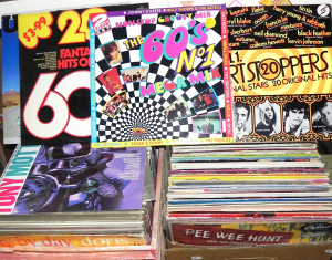 Lot 057 - 2 x Boxes Vinyl LP Records various genres inc 1960 & 70s Compilati