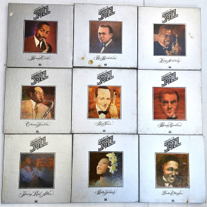 Lot 087 - 9 x Box sets of Vintage TIME LIFE Giants of Jazz Vinyl LP Records incl