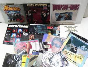 Lot 106 - Group of 1970s & 1980s vintage vinyl pop and other LPs and 45s inc