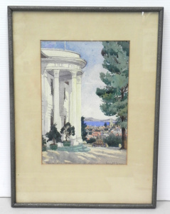 Lot 122 - Ernest Ewart Unwin (1881 - 1944) Framed Watercolour - The Friends Scho