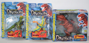 Lot 132 - 3 x new in box Transformers - Dinobots figures inc T-Wrecks (box 28cm