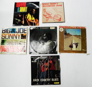 Lot 146 - 6 x Blues LP Records incl Sonny Terry's Washboard Band, Sonny Terry, B