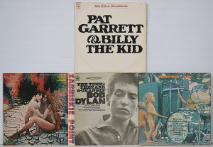 Lot 148 - 4 x vintage Vinyl Lp Records - Soundtracks for 'Pat Garrett & Bill