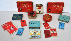 Lot 158 - Group lot vintage Tins & Packaging inc Shell Household Oil Tin, So