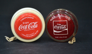 Lot 170 - 2 x vintage Coca-Cola branded Yoyos