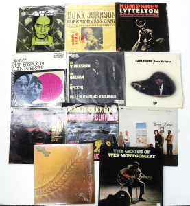 Lot 196 - Group lot - Vintage Blues & Jazz Vinyl Lp Records - The Genius of