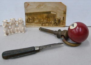 Grp vintage inc Early 1900s McCoubrie & Young plumbers Veltenham postcard, B