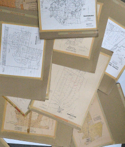 Lot of Vintage Survey Maps of Victorian Towns incl Elmore, Echuca, Brenanah, Ser