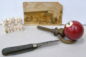 Lot 028 - Grp vintage inc Early 1900s McCoubrie & Young plumbers Cheltenham