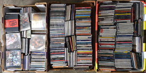 Lot 044 - 3 x Boxes of CDs, assorted artists and genres inc, The Cult, The X Fil