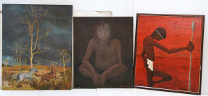 Lot 070 - 3 x Oil Paintings - 2 x Amanda Nicoll Oil paintings incl 'Walkabout' 1
