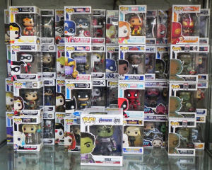 Lot 110 - Very large lot of boxed Mavel and DC Super Hero Villain Funko Pop Viny
