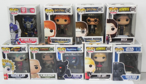 Lot 113 - Large lot of boxed movie character Funko Pop Vinyl figures inc Darth V