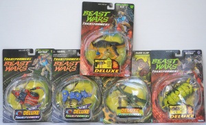 Lot 118 - 5 x as new carded Transformers - Beast Wars Deluxe figures inc 2 x Ken