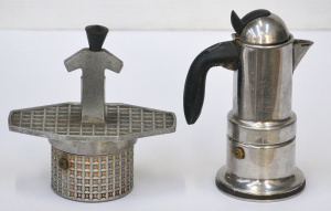 Lot 148 - 2 x vintage coffee makers inc mid-century Italian Niki Express 1 &