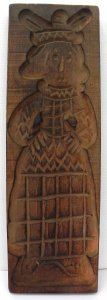 Lot 180 - Vintage Large Dutch wooden hand carved Speculaas biscuit mould, appro