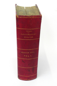 Lot 197 - HC c1867 Vol IV - Victoria Parliamentary Debates Session - Legislativ