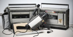 Lot 029 - Group of vintage Sharp video recording gear inc 2 x Video Cassette Rec