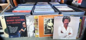 Lot 031 - Large Group - 6 x Boxes Vinyl LP records inc Charlie Bird, Benny Goodm