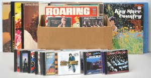 Lot 065 - Box lot of Mixed Vinyl Records & CDs incl Barbara Streisand, Duke