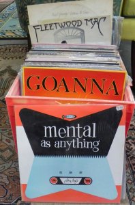 Lot 080 - Box Lot of Vintage Vinyl LP Records inc, Goanna, Fleetwood Mac, Mental