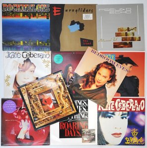 Lot 099 - Group lot of vintage vinyl LP records by Australian artists inc the Di