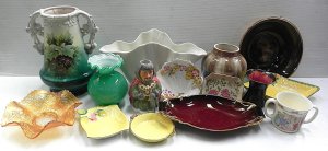 Lot 106 - Group lot of English Vintage China & assorted glass inc, Edwardian