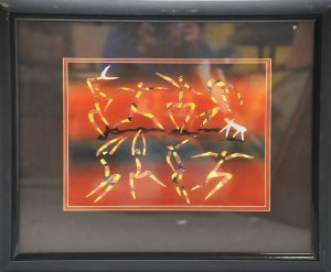 Lot 114 - Ashley John Manley (1949 - ) Framed Watercolour - Boomerang Corrobbore