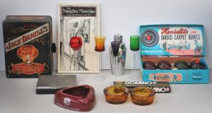 Lot 141 - Group lot of Mixed inc Boxed Henselite Carpet Bowls, Naughty Nineties
