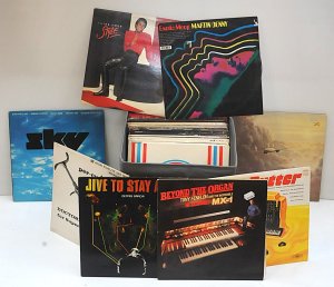 Lot 023 - Lot of Vintage Prog LP Vinyl Records incl Mike Oldfoeld, Moog Albums,