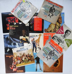 Lot 028 - Lot of Vintage Sammy Davis Jr Vinyl LP Records incl The Shelter of You