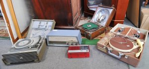 Lot 039 - Lot of Vintage Audio Equipment incl Astor Stereophonic Portable Record