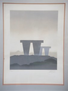 Lot 089 - Trevor Grimshaw (British, 1947 - 2001) Framed Lithograph - Approaching