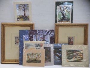 Lot 112 - Group lot - Framed & Mounted Paintings & Prints - Ian Hance &a