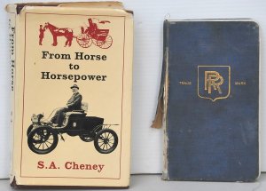 Lot 132 - 2 x Vintage Books inc c1914 Instructions for the care of Rolls-Royce C