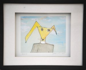 Lot 172 - Stephany Panhuysen (Active c1990s- 2020s) Framed Pencil & Watercol