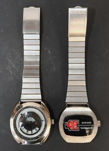 Lot 030 - 2 x 1990s Japanese Deadman Brand Mens Quartz Watches incl Warhead GV41