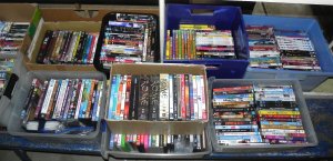 Lot 047 - Large lot - 11 x boxes DVD'S - Boxed Sets, Tv Series, Doco's, Films, e
