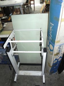 Lot 049 - Bieffe 3 Italian professional drafting table w additional unopened par